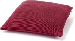KLUNE - Kussenhoes 45x45 Cm - Bordeaux - Rood - Ribstof - Met Rits -Dutch Decor 1200x662 3