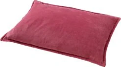 FAY - Kussenhoes Velvet Red Plum 40x60 Cm - Roze - Exclusief Binnenkussen -Dutch Decor 1200x670