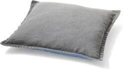 BOUTON - Gewassen Katoen 45x45 Cm - Blauw - Grijs - Tweekleurig - Met Rits -Dutch Decor 1200x673