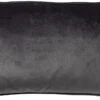 FINN - Kussenhoes Velvet 30x50 Cm - Charcoal Gray - Antraciet - Exclusief Binnenkussen