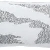 WERNA - Kussenhoes 30x50 Cm - Mist / Grijs - Pailetten - Met Rits