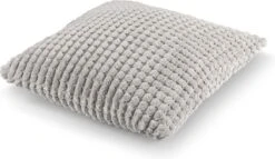 ROME - Kussenhoes Uni 45x45 Cm - Micro Chip - Grijs - Exclusief Binnenkussen -Dutch Decor 1200x695 3