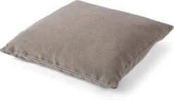 ANNA - Kussenhoes Olijf Van Gewassen Katoen 50x50 Cm - Groen - Exclusief Binnenkussen -Dutch Decor 1200x696