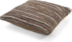 DITTE - Kussenhoes XL 70x70 Cm - Olijf Groen - Tbv Kussens Van 70x70 Cm - Met Rits -Dutch Decor 1200x698