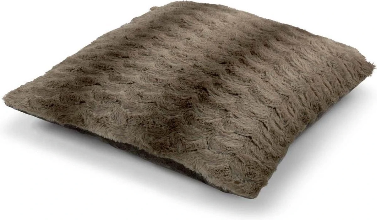 TOMY - Sierkussen Taupe 45x45 Cm - Inclusief Binnenvulling 3 TOMY - Sierkussen Taupe 45x45 Cm - Inclusief Binnenvulling - Afbeelding 3