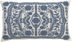MIMI - Kussenhoes Van Katoen 30x50 Cm - Provincial Blue - Blauw En Wit - Exclusief Binnenkussen -Dutch Decor 1200x705 3