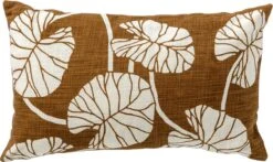 JULES - Kussenhoes 30x50 Cm Tobacco Brown - Bruin - Exclusief Binnenkussen