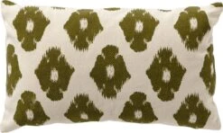 RICO - Kussenhoes 30x50 Cm Olive Branch - Groen - Met Rits
