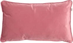 FINN - Sierkussen Velvet 30x50 Cm - Dusty Rose - Roze - Inclusief Binnenvulling