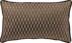 JANIC - Kussenhoes 30x50 Cm Raven - Zwart - Exclusief Binnenkussen