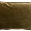 FINN - Sierkussen Velvet 30x50 Cm - Military Olive - Groen - Inclusief Binnenvulling