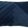 FEMM - Sierkussen Velvet 30x50 Cm - Insignia Blue - Donkerblauw - Inclusief Binnenvulling