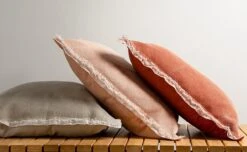 BURTO - Kussenhoes Van Gewassen Katoen Pumice Stone 45x45 Cm - Beige - Met Rits -Dutch Decor 1200x738 2