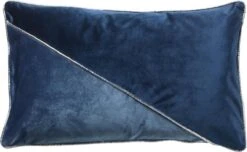 JASPER 30x50 - Sierkussen Blauw 30x50 Cm - Inclusief Binnenvulling