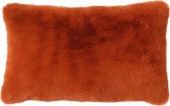 ZAYA - Kussenhoes Unikleur 30x50 Cm - Potters Clay - Oranje - Met Rits