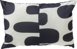 Dutch Decor - RIVANO - Outdoor Kussenhoes 40x60 Cm - Waterafstotend En Uv-bestendig - Charcoal Grey - Grijs - Buitenkussen - Tuinkussen - Loungekussen- Voor Buiten