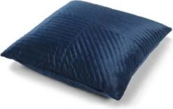 RUUD - Sierkussen Donkerblauw 45x45 Cm - Velvet - Inclusief Binnenkussen -Dutch Decor 1200x760 1