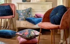 FAY - Kussenhoes Velvet Insignia Blue 40x60 Cm - Blauw - Exclusief Binnenkussen -Dutch Decor 1200x761