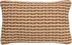 DANA - Sierkussen Van Katoen Tobacco Brown 40x60 Cm - Bruin - Inclusief Binnenvulling