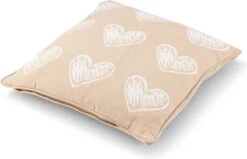 THIRZA - Kussenhoes Katoen 45x45 Cm - Roze - Hartjes Dessin - Met Rits 9 THIRZA - Kussenhoes Katoen 45x45 Cm - Roze - Hartjes Dessin - Met Rits -Dutch Decor 1200x774