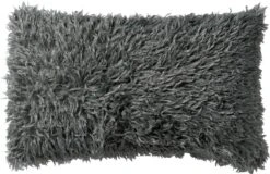 Dutch Decor VEERA - Sierkussen Met Imitatiebont Jadeite 30x50 Cm - Groen - Inclusief Binnenkussen