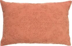 EVY - Kussenhoes Van Katoen Muted Clay 40x60 Cm - Roze - Exclusief Binnenkussen