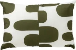 Dutch Decor - RIVANO - Outdoor Kussenhoes 40x60 Cm - Waterafstotend En Uv-bestendig - Olive Branch - Groen - Buitenkussen - Tuinkussen - Loungekussen- Voor Buiten