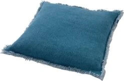 BURTO - Kussenhoes Van Gewassen Katoen Provincial Blue 60x60 Cm - Blauw - Met Rits -Dutch Decor 1200x786 1