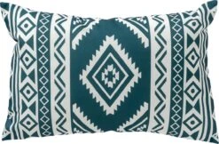 Dutch Decor - NUNO - Outdoor Kussenhoes 40x60 Cm - Waterafstotend En Uv-bestendig - Sagebrush Green - Groen - Buitenkussen - Tuinkussen - Loungekussen- Voor Buiten