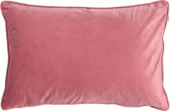 FINN - Sierkussen Velvet 40x60 Cm Dusty Rose - Roze - Inclusief Binnenvulling
