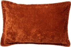 REBEL - Kussenhoes Velvet 30x50 Cm Potters Clay - Oranje - Exclusief Binnenkussen -Dutch Decor 1200x789
