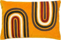 RAVY - Sierkussen Velvet Golden Glow 40x60 Cm - Geel - Inclusief Binnenvulling