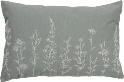 MADELIN - Kussenhoes Van Katoen Jadeite 40x60 Cm - Groen - Exclusief Binnenkussen