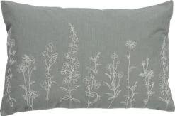 MADELIN - Sierkussen Van Katoen Jadeite 40x60 Cm - Groen - Inclusief Binnenvulling