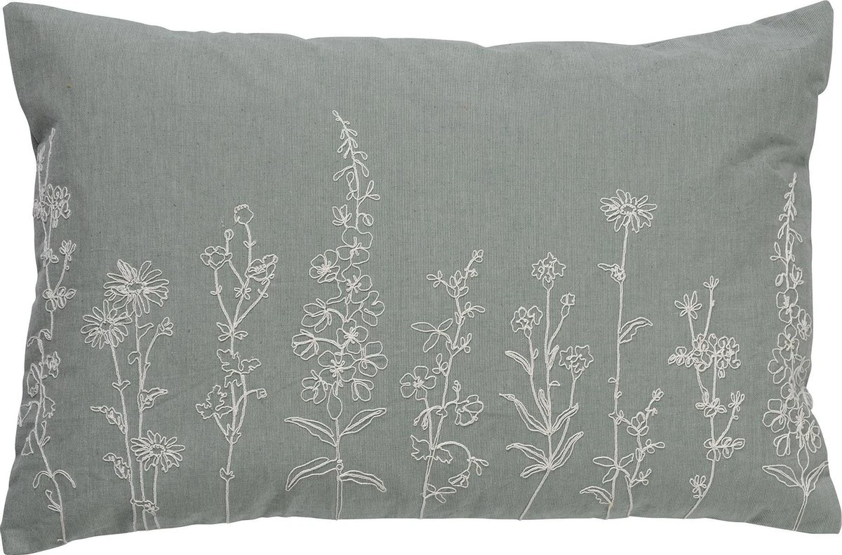 MADELIN - Sierkussen Van Katoen Jadeite 40x60 Cm - Groen - Inclusief Binnenvulling 1 MADELIN - Sierkussen Van Katoen Jadeite 40x60 Cm - Groen - Inclusief Binnenvulling