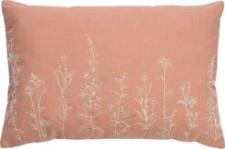 MADELIN - Kussenhoes Van Katoen Muted Clay 40x60 Cm - Roze - Exclusief Binnenkussen