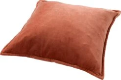 Set Van 2 Sierkussens - Dutch Decor CAITH - 50x50 Cm - Velvet - Potters Clay - Oranje – Unikleur – Inclusief Binnenkussens -Dutch Decor 1200x798 1