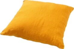 LINN - Kussenhoes LINNEN Golden Glow 45x45 Cm - Geel - Exclusief Binnenkussen -Dutch Decor 1200x798