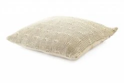 ERICA - Kussenhoes 45x45 Cm - Zand - Beige - Gebreid Dessin - Pasteltint - Met Rits -Dutch Decor 1200x800 14