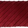 PACO - Sierkussen Velvet 40x60 Cm Merlot - Rood - Inclusief Binnenvulling