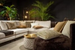 COLETTE - Sierkussen 45x45 Cm Sepia - Bruin - Inclusief Binnenvulling -Dutch Decor 1200x800 51