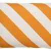 Dutch Decor - SANZENO - Outdoor Kussenhoes 40x60 Cm - Waterafstotend En Uv-bestendig - Gestreept - Golden Glow - Wit En Geel - Buitenkussen - Tuinkussen - Loungekussen- Voor Buiten