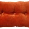 VALERIE - Sierkussen Velvet Potters Clay 40x60 Cm - Oranje - Inclusief Binnenvulling