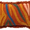 MISSOURI - Kussenhoes Met Patroon 30x50 Cm Potters Clay - Oranje - Met Rits