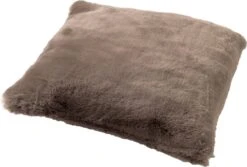 ZAYA - Kussenhoes Unikleur 45x45 Cm - Driftwood - Taupe - Superzacht - Exclusief Binnenkussen -Dutch Decor 1200x810