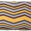 FIEN - Kussenhoes 40x60 Cm - Zand - Geel - Bruin - Grijs - Retro - Streepjes - Met Rits
