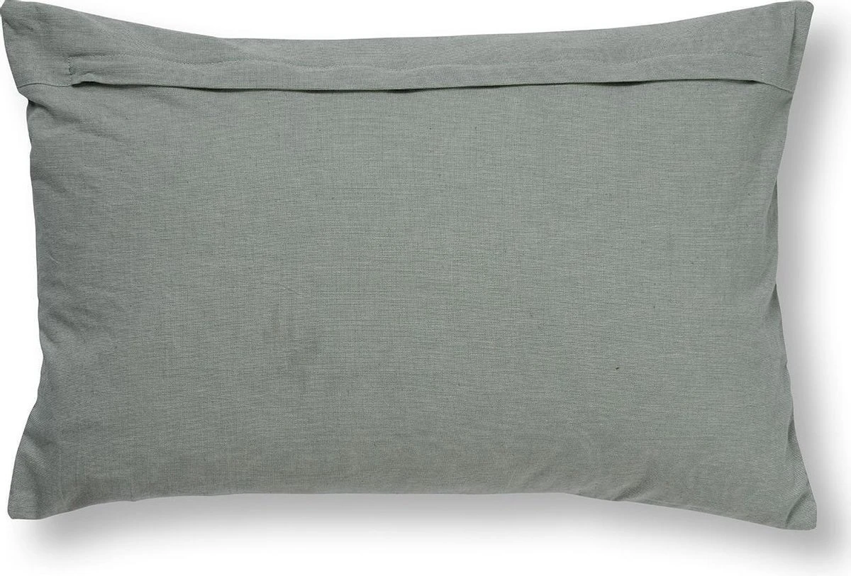 MADELIN - Kussenhoes Van Katoen Jadeite 40x60 Cm - Groen - Exclusief Binnenkussen 2 MADELIN - Kussenhoes Van Katoen Jadeite 40x60 Cm - Groen - Exclusief Binnenkussen - Afbeelding 2