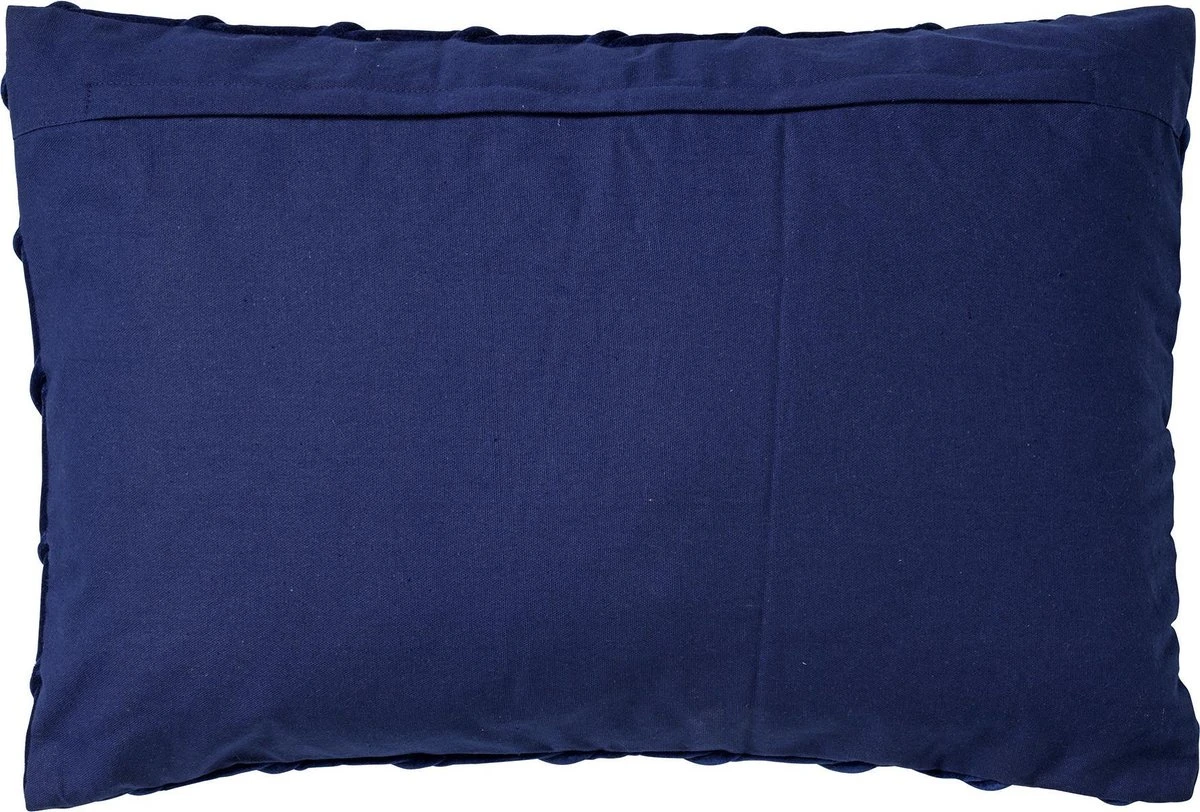 PACO - Sierkussen Velvet 40x60 Cm Insignia Blue - Blauw - Inclusief Binnenvulling 2 PACO - Sierkussen Velvet 40x60 Cm Insignia Blue - Blauw - Inclusief Binnenvulling - Afbeelding 2