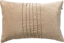 PAX - Kussenhoes Van Katoen 40x60 Cm Pumice Stone - Beige - Exclusief Binnenkussen