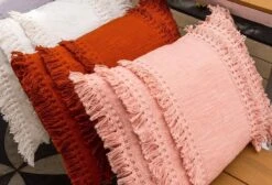 FARA - Kussenhoes Katoen 40x60 Cm - Dusty Pink - Roze - Exclusief Binnenkussen -Dutch Decor 1200x814 3